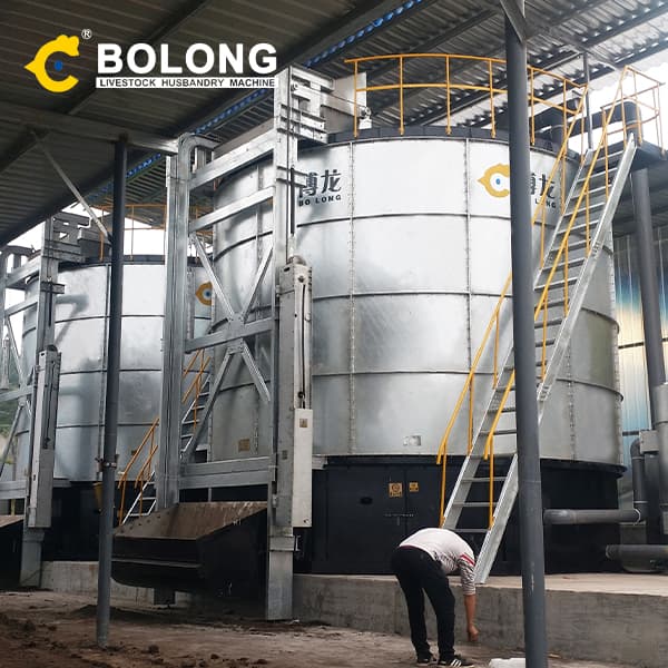 China chicken poop compost tank for farm use